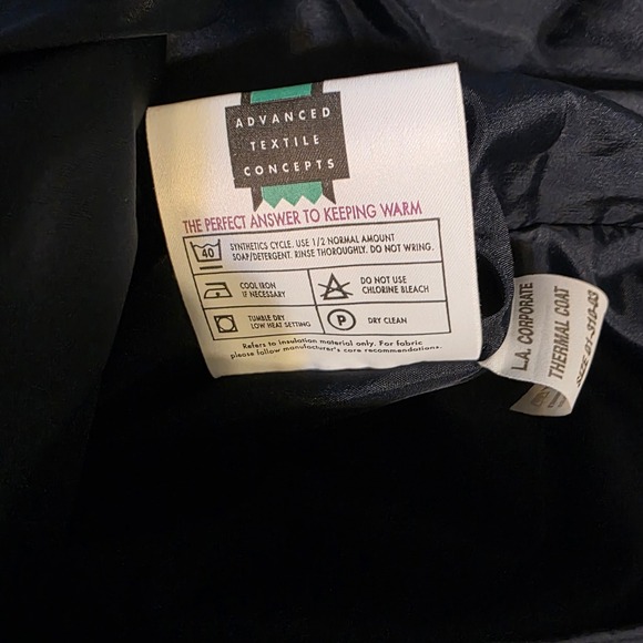 Vtg Royal Mail XL Thermal Logo Coat Navy Blue Workwear Jacket Mens ZipOff Sleeve - Picture 9 of 11